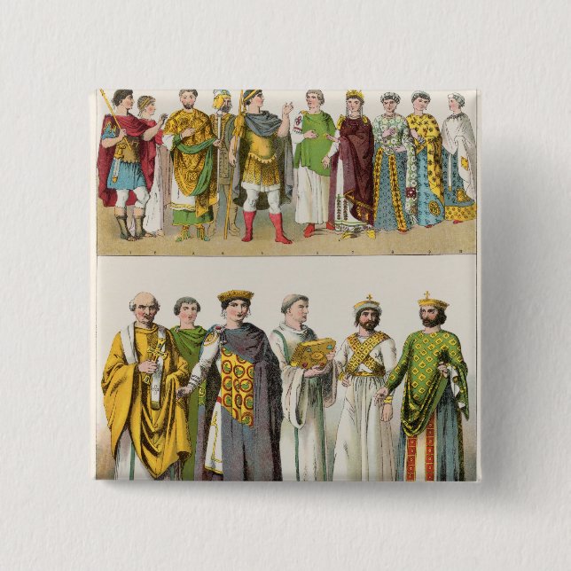 Dress at the Byzantine Court Button (Front)