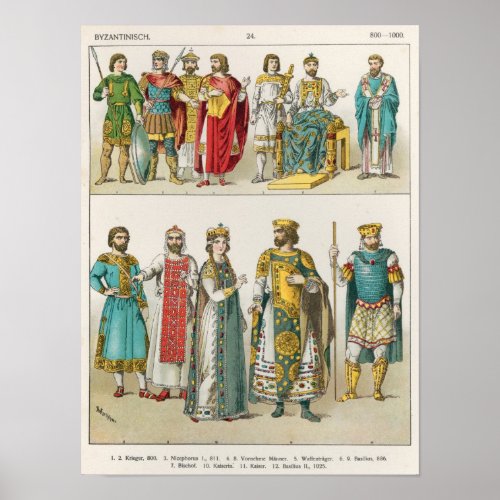 Dress at the Byzantine Court Poster