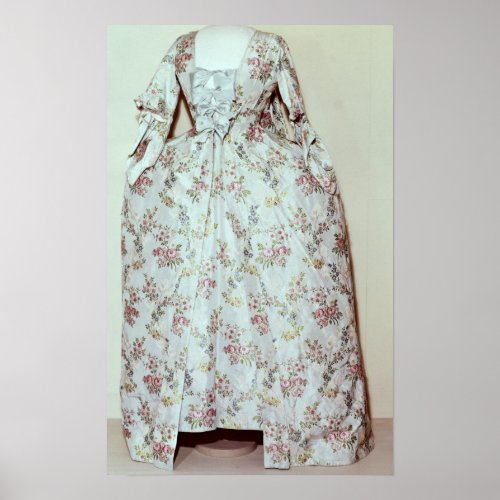 Dress belonging to the wife of Carl Linnaeus Poster