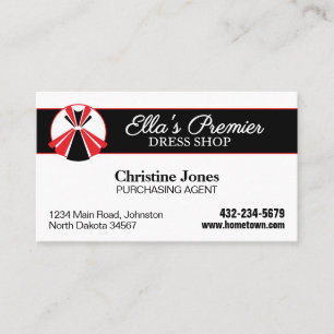 Dress Boutique Business Card