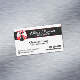 Dress Boutique Business Card Magnet