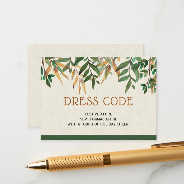 Dress Code Enclosure Card | Zazzle Dress Code Enclosure Card | Zazzle
