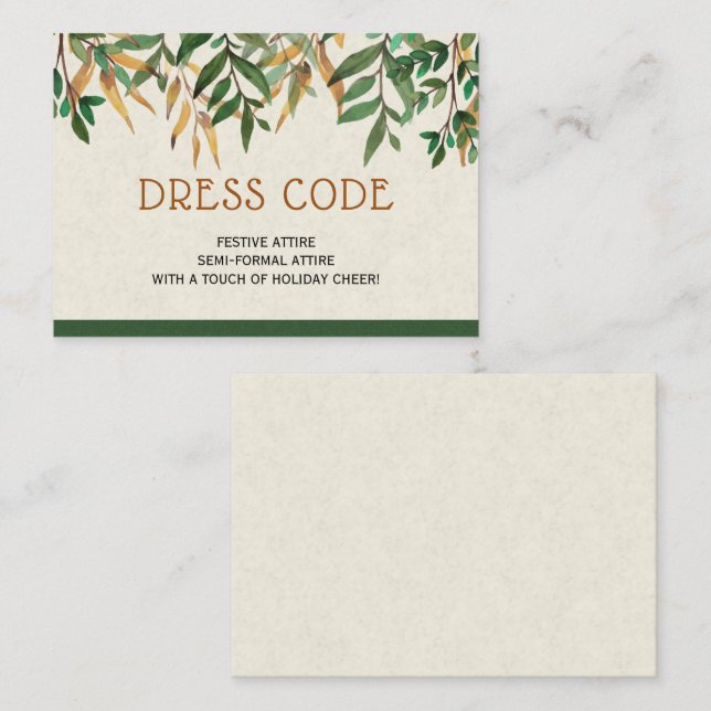 Dress Code Enclosure Card | Zazzle Dress Code Enclosure Card | Zazzle