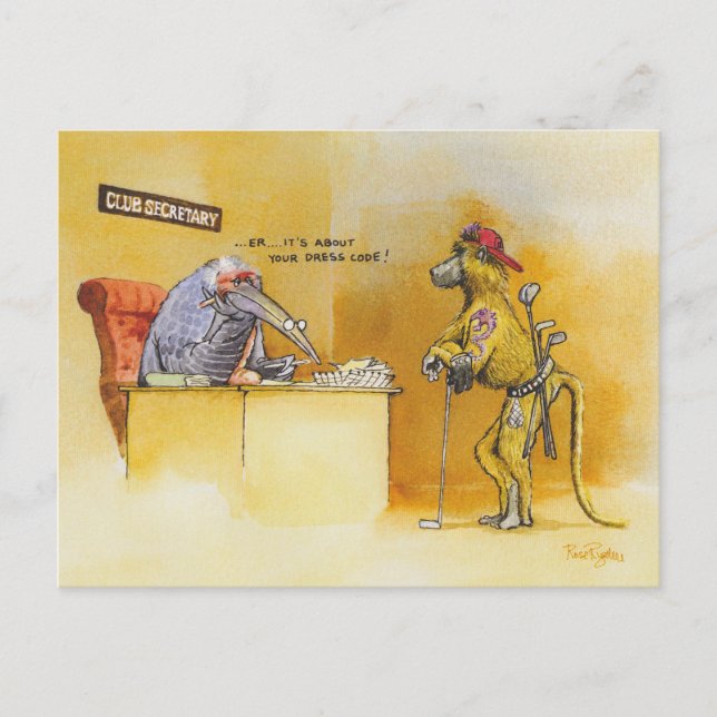 Dress code postcard (Front)