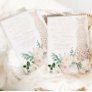 Dress & Flowers Brunch & Bubbly Bridal Shower Foil Invitation