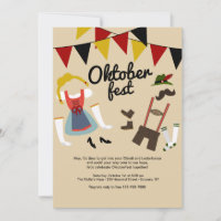 Dress for Oktoberfest Invitation