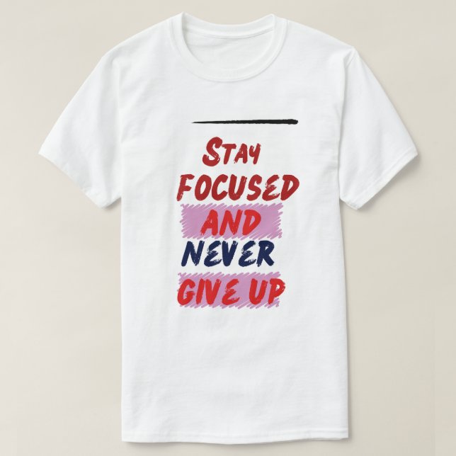 "Dress for Success: The Motivational T-shirt (Design Front)