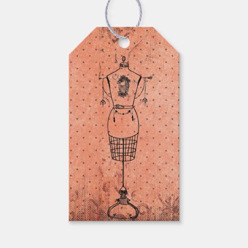 Dress Form Gift Tags