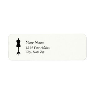 Dress Form Silhouette II Label