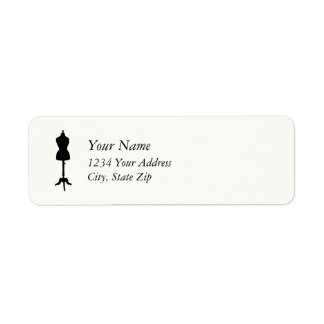 Dress Form Silhouette II Label