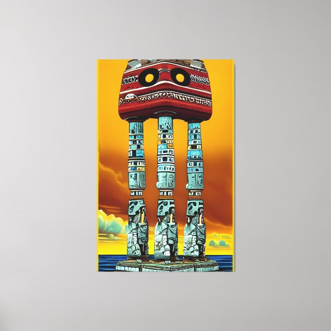 Dress It Up - Ken Gage Surreal Art Canvas Print (Front)