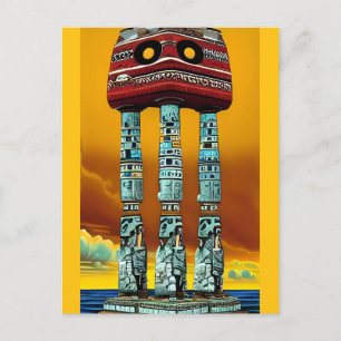 Dress It Up - Ken Gage Surreal Art Postcard