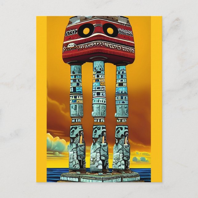 Dress It Up - Ken Gage Surreal Art Postcard (Front)