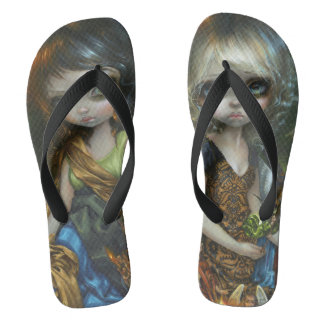 "Dress of Sinners, Dress of Saints" Flip Flops
