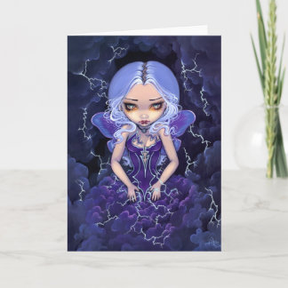 "Dress of Storms" Greeting Card