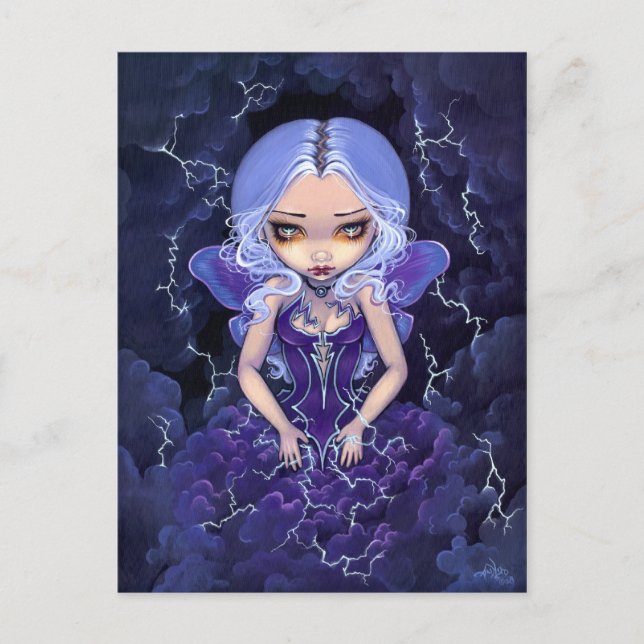 "Dress of Storms" Postcard (Front)