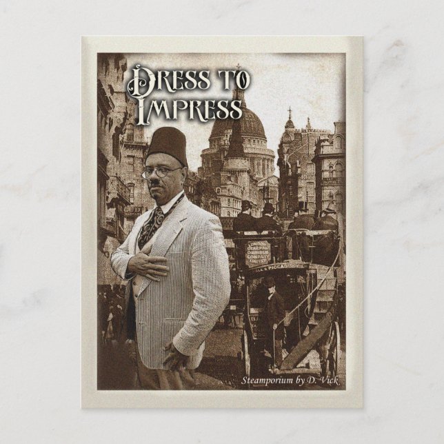 Dress To Impress Postcard (Front)