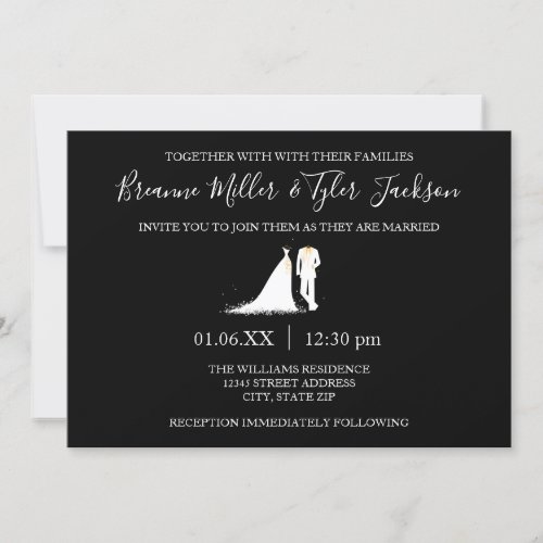 Dress  Tux _ Wedding Invitation