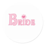 Dress Up Bride Tshirts and Gifts Classic Round Sticker