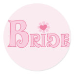 Dress Up Bride Tshirts and Gifts Classic Round Sticker