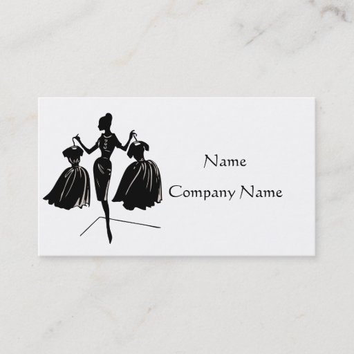 Customizable Dress Up Business Card TBA 4-5-09