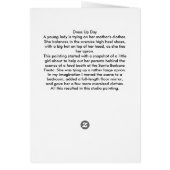 Dress Up Day Cards (Back)