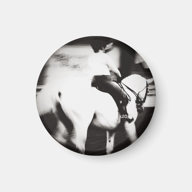 Dressage Abstract Magnet (Front)