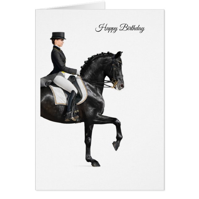 Dressage Birthday Cards (Front)