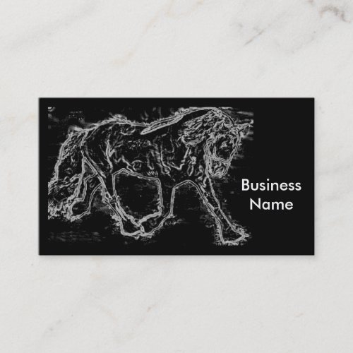 dressage Business Cards