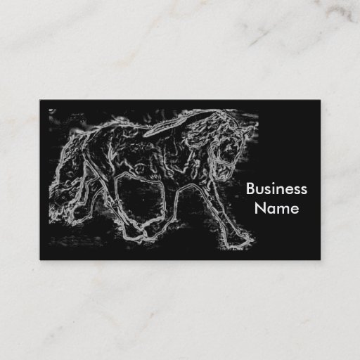 Customizable dressage Business Cards