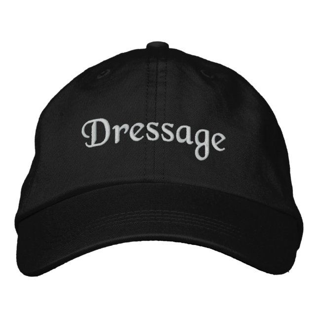 Dressage Embroidered Baseball Hat (Front)