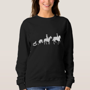 Dressage Equestrian Horse Evolution Sweatshirt