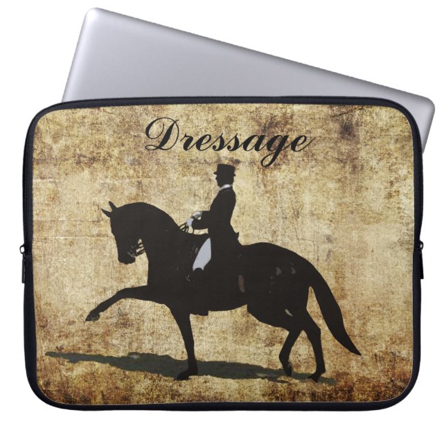 Dressage Equestrian Laptop Bag (Front)