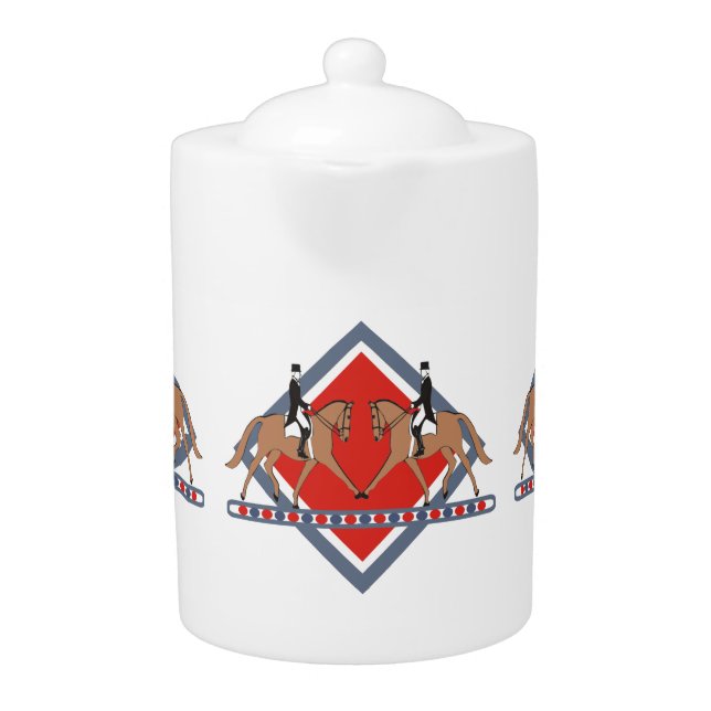 Dressage Extend Yourself Teapot (Front)