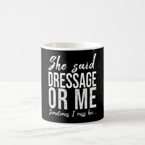 Dressage funny sports gift idea coffee mug