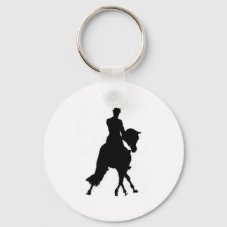 Dressage Half Pass Key Chain