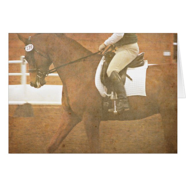 Dressage Horse 139 Cards (Front Horizontal)
