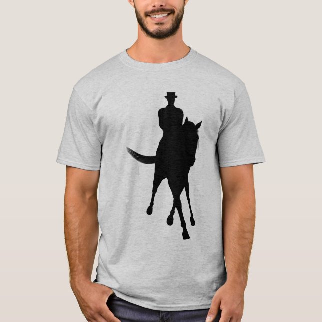 Dressage Horse And Rider Half Pass  T-Shirt (Front)
