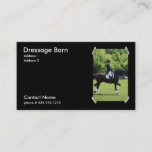 Dressage Horse Business Card