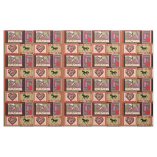 Dressage horse English riding fabric