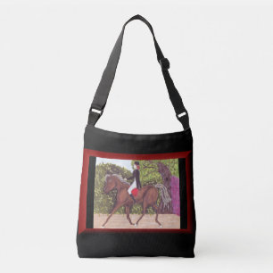 Dressage Horse English style riding cross body bag