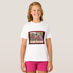 Dressage Horse English style riding tshirt