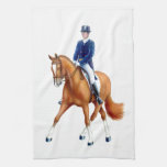 Dressage Horse Equestrian Kitchen Towel
