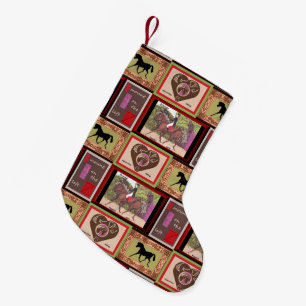 dressage horse equine sport Christmas stocking
