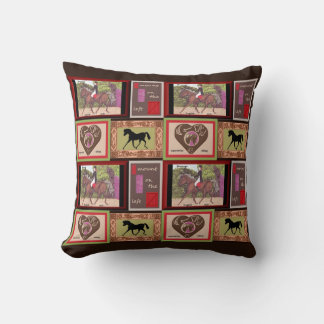 dressage horse equine sport pillow