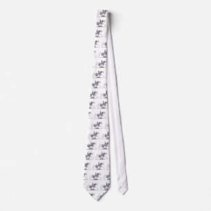 Dressage Horse in Trot Piaffe Neck Tie