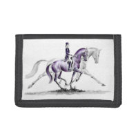 Dressage Horse in Trot Piaffe