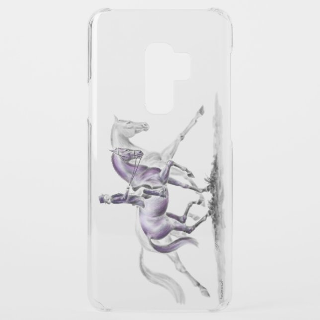 Dressage Horse in Trot Piaffe Uncommon Samsung Galaxy Case (Back)