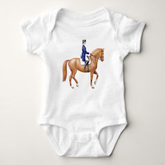 Dressage Horse Infant One Piece Baby Bodysuit