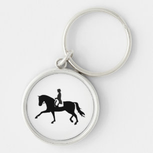 Dressage Horse Keychain